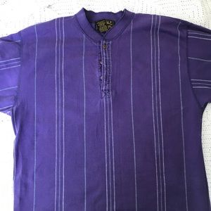 FINAL PRICE Eddie Bauer Purple Short Sleeve Henley